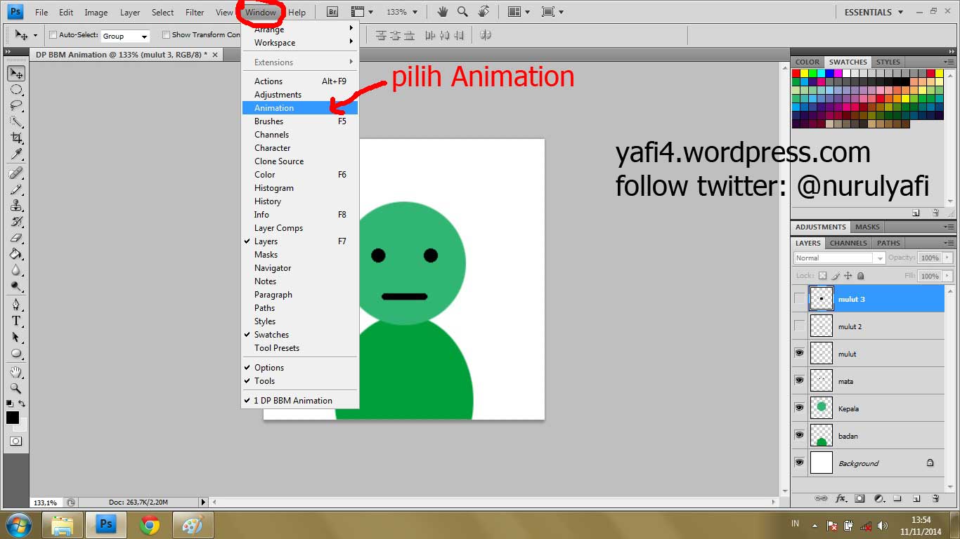Cara Membuat Animation GIF Dengan Photoshop Yafi Goblog